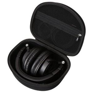 오디오 테크니카 ATH-M50X ATH-M50XGM ATH-M40X ATH-M30X ATH-M20X / 소니 MDR7506 프로페셔널 스튜디오 모니터 헤드폰 액세서리용 휴대용 보관 가방(블랙)