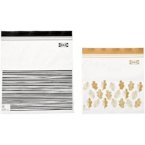 50 리셀링 백 (ISTAD) - 그레이 지퍼락 식품 냉동고 샌드위치 25 X 1.2L + 2.5L U2026 pHW