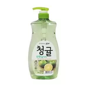 주방세제 청귤 산뜻 설거지 970ml 냄새 용기형 기름때 찌든때