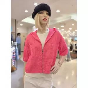 재고소진 베네통 인타샤 후드 가디건 BAKCA6-631-PK