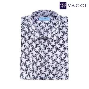맛있는家 바찌 NON IRON 플로럴 프린트 일반핏 긴소매 캐쥬얼 셔츠 VD1P1CR142A0