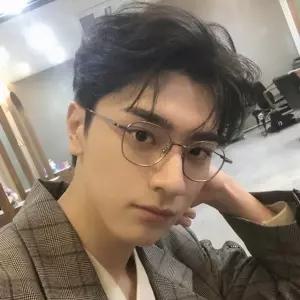패션 스마트 안경테 1P 남녀 라운드 코디 경량 안경 남녀안경테 (WE4D1CA)