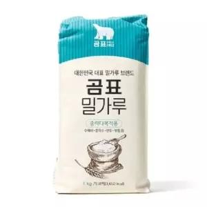 푸드 대한 곰표 중력 밀가루 1kg 밀가루 1kg (W264B7F)