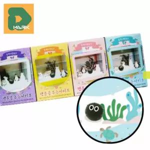 마리모 어항키트 가꾸기 관상 테라리움 수초 수생식물 세트 이끼공 투명 수경 화분 생태 물 수족관 식물