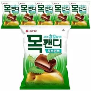 롯데 목캔디 허브민트 217g x 6개(1box)