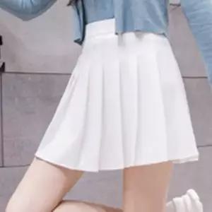 여름 주름 치마 속바지 A라인 고무줄 밴딩 미니 스커트