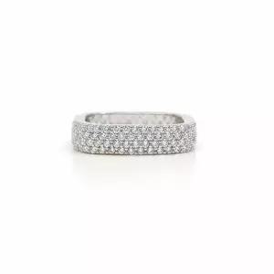 오팔하우스 925Silver 스퀘어 올큐빅 반지 OPHER1654