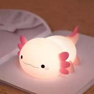 ( )bookaz 핑크 우파루파 led 무드등 인테리어 조명 수면등 말랑이 램프