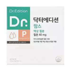 닥터에디션 맘스 액상 철분 10ml 60포 1세트(임신 중기 후기 출산 수유기)