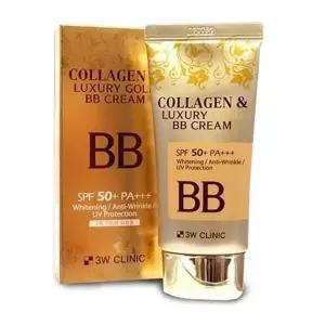 비비크림 럭셔리 50ml 3W 골드 콜라겐 24K 광채피부