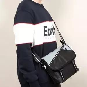 캐주얼 학생 나들이 가방 트렌디 메신저백 그레이