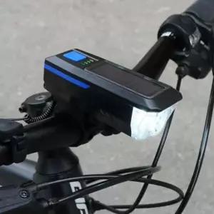 자전거 킥보드 태양광 충전 전자 라이트 LED 레드