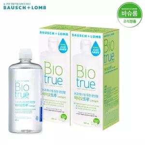 바슈롬 바이오트루 렌즈세척액 500ml 2개