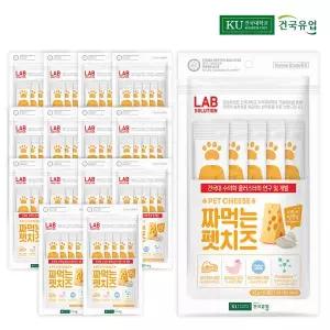 건국유펫간식 강아지/고양이 짜먹는 펫치즈 (12g x 25개입) 3박스