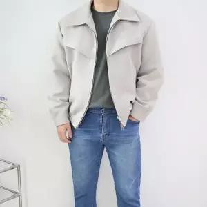 [엠클로]남자 오버핏 투웨이 카라 자켓 점퍼