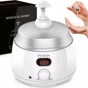 락블 펌프 2개 750ml 디지털 마사지 히터 전기 로션 워머 디스펜서 SPA 가정용 자동 가열 된 TASALON