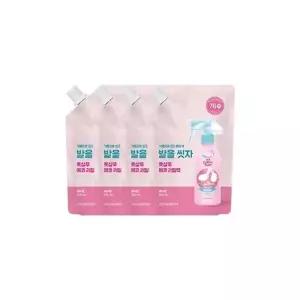 온더바디 코튼풋 발을씻자 풋샴푸 비누향 리필 500ml 4개