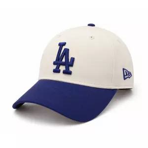 뉴에라 엠엘비 MLB 리그 M크라운 LA다저스 9FORTY 볼캡 모자 베이지 블루 60771874