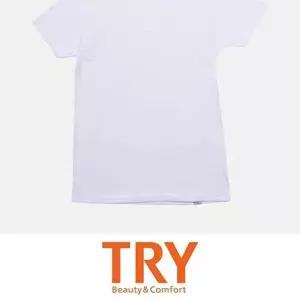 트라이 고급 순면 소재 데오도란트 남성 반팔 런-WD63467