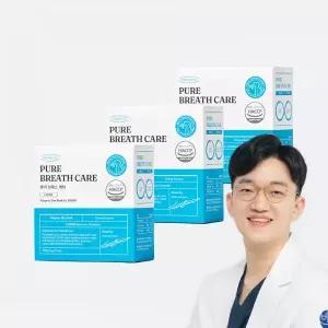 프로젝트21 퓨어브레스케어 강아지 기관지 영양제 협착증 켁켁거림 기침 30포, 3개 퓨어 브레스 케어 7g x