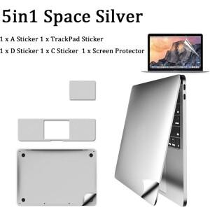 단색 무지 노트북 윗면 커버 + 하단 MacBook Air 13.3 A1369 A1466 A1370 2012 용 전체 트레이 스킨 스티커