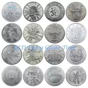 00pcs 아케이드 게임 코인 토큰 스테인레스 스틸 MAME JAMMA 오락 캐비닛 자동 기 용