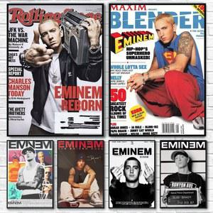 암막포스터 랩퍼 멋진 가수 EminemS 포스터 거실 예술 차고 장식