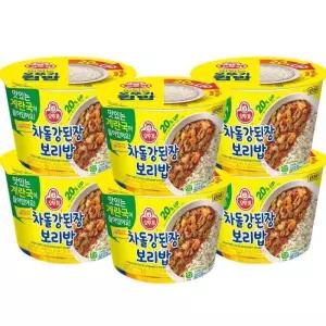 오뚜기 컵밥 차돌강된장 보리밥 315g X 6개