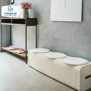 아코디언 종이 의자 크래프트 스툴 체어 골판지 벤치 접이식, 1개, 44cm 높이 