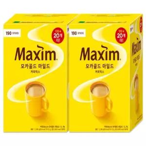맥심 모카골드 커피믹스 190Tx2개