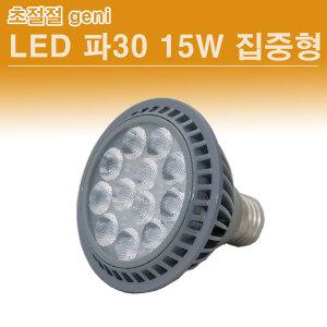 LED PAR30 15W 집중형 지니 파30 파삼공 레일램프