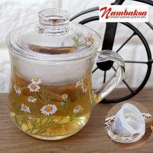 소국화 항아리 필터 뚜껑머그 325ml
