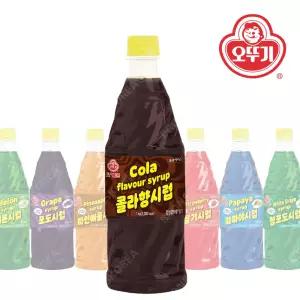 오뚜기 콜라향 슬러시 1kg 슬러쉬 시럽 원액 음료