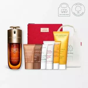 [클라랑스](강남점)[단독] 더블세럼 75ml 세트 (+바디워시 100ml&디럭스 5종&리유저블백)