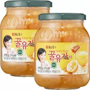 [담터] 꿀유자차 770g x 2개