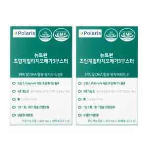 뉴트원초임계알티지오메가3부스터 30캡슐*2bx, RTG 4중기능성 저온추출