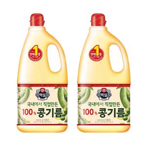 백설 콩기름 1.8L X 2개