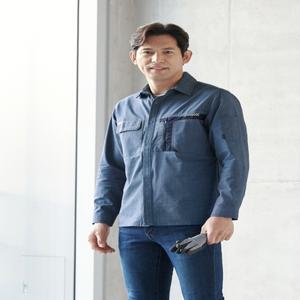 지벤 ZB-Y1841 셔츠 ZB1841 와이셔츠 근무복 /남방/작업복/유니폼/춘추복/긴팔 셔츠/봄,여름/남여공용