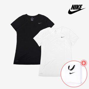 [나이키][양말+쇼핑백] 나이키 맨/우먼 드라이핏 스우시 숏 슬리브 반팔 티셔츠