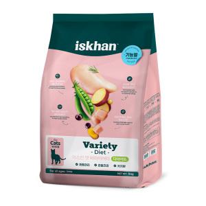 이즈칸 캣 버라이어티 고양이 사료, 다이어트, 5kg, 1개