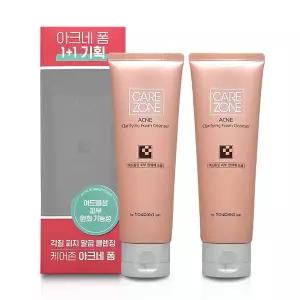 케어존 아크네 클래리파잉 폼 클렌저 130ml+130ml