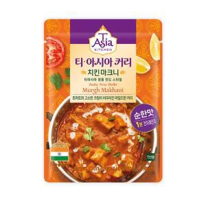 샘표 티아시아 치킨 마크니 커리 순한맛 170g 자취 쉬운요리 엄마손맛 출출할때 간편식 팬트리