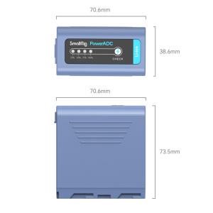 스몰리그 소니 NP-F970 배터리 조명 모니터 F마운트 USB-C 충전식 KC인증 10500mAh 4267