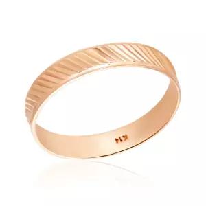 14K 사선 텍스쳐 심플 반지 NPR40187