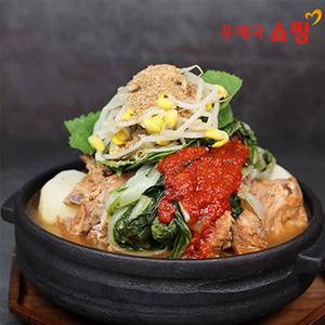 [우체국쇼핑] 시원하고 깔끔한 국물 감자탕 푸짐한 3인분 2.8kg