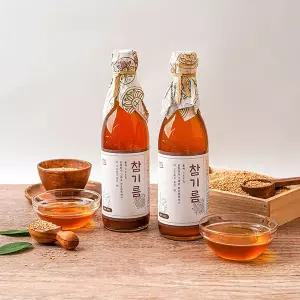 푸드맛남 순수 통참깨 저온압착 참기름 350ml