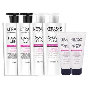 케라시스 데미지 샴푸 600ml x2 + 컨디셔너 600ml x2 + 트리트먼트 300ml x2