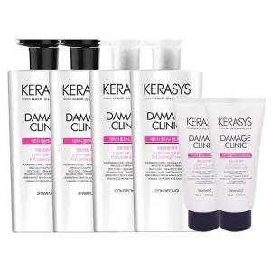 케라시스 데미지 샴푸 600ml x2 + 컨디셔너 600ml x2 + 트리트먼트 300ml x2