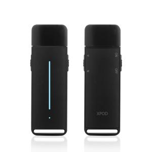 XPOD 초소형 USB 휴대용 LED 녹음기 64GB 고용량 보이스레코더 어학강의 학습용 회의용 V202 