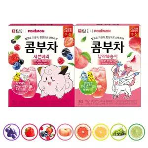 담터 포켓몬 콤부차 30T+30T 골라담기